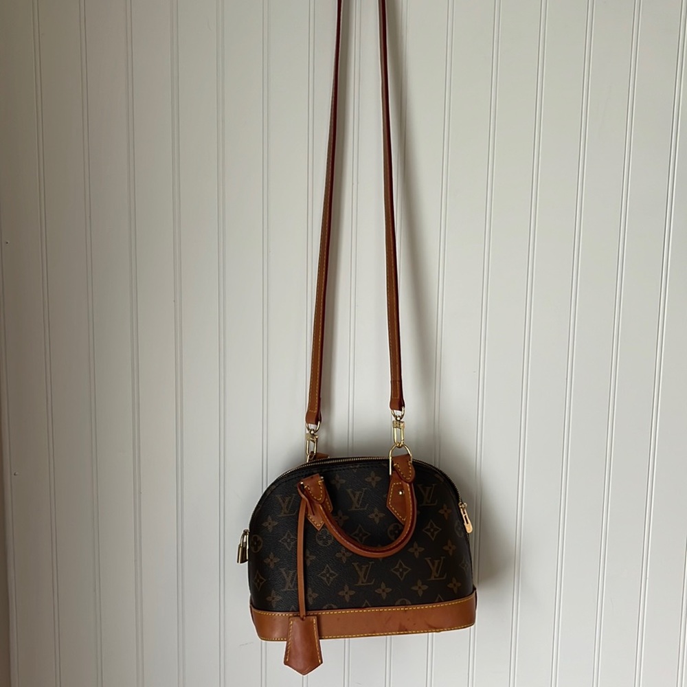 Leather crossbody